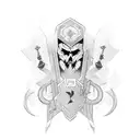 akali tattoo design idea