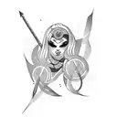 akali tattoo design idea