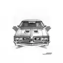 colorado with a pontiac gto tattoo design idea