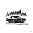 colorado with a pontiac gto tattoo design idea