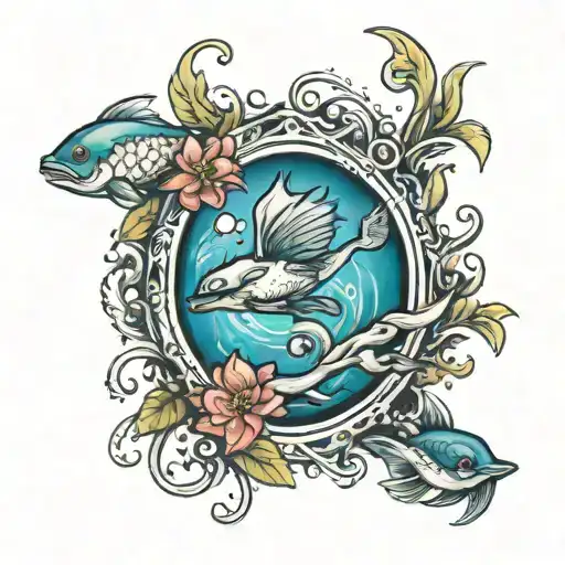 still water runs deep tattoo design idea