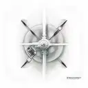 create a picture with this sentence "I want to stayin light by switching off" tattoo design idea