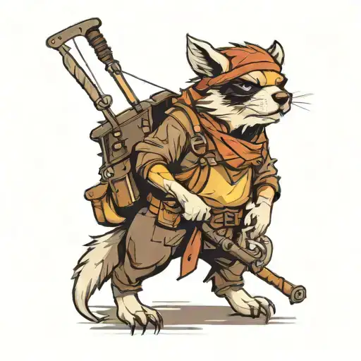 the loner ranger tattoo design idea