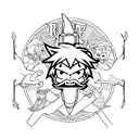 Final Fantasy 16 tattoo design idea