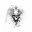 Harley Davidson motorcycle tattoo design idea