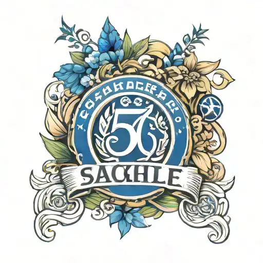 Schalke wreath tattoo design idea