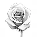1 heart broken into two peices each individual peice with a rose growing out of it  tattoo design idea