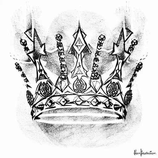 King's Crown tattoo design idea
