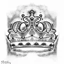King's Crown tattoo design idea