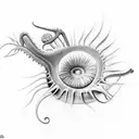 Venus flytrap tattoo design idea