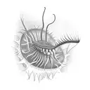 Venus flytrap tattoo design idea