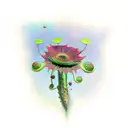 Venus flytrap tattoo design idea