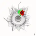 Venus flytrap tattoo design idea