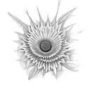 Venus flytrap tattoo design idea