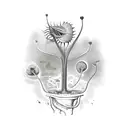 Venus flytrap tattoo design idea