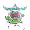 Venus flytrap tattoo design idea