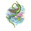 Venus flytrap tattoo design idea