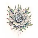 Venus flytrap tattoo design idea