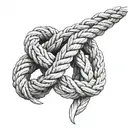 dope rope tattoo design idea