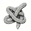 dope rope tattoo design idea