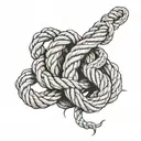 dope rope tattoo design idea