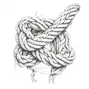 dope rope tattoo design idea