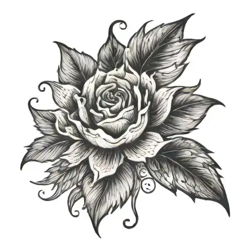 leave tattoo on collarbone. Something unique not same style. light work or shade or dot work, any fusion   tattoo design idea