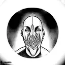“He who fights with monsters might take care lest he thereby become a monster. And if you gaze for long into an abyss, t tattoo design idea