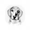 beagle pawprint ideas tattoo design idea