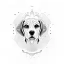beagle pawprint ideas tattoo design idea