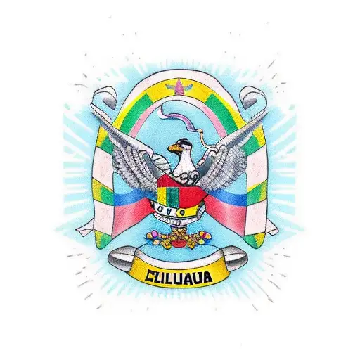 Union de la culura de Bolivia con la cultura de Colombia mediante las personas (baile y paisajes)  tattoo design idea