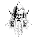 gandalf tattoo design idea
