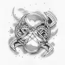 tendie tribe tattoo design idea