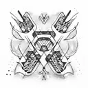 tendie tribe tattoo design idea