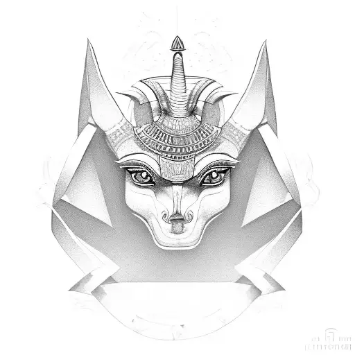 Egyptian anubis, scarabs, anubis, ankh symbol tattoo design idea