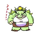 bowser relaxing tattoo design idea