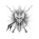sephiroth shoulder tattoo tattoo design idea