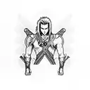 sephiroth shoulder tattoo tattoo design idea