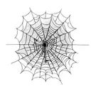 Spider Web tattoo design idea
