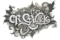 wording Proverbs 16:9 tattoo design idea