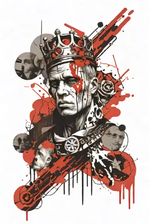 king baldwin iv tattoo design idea