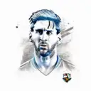 Leo Messi tattoo design idea