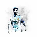 Leo Messi tattoo design idea