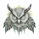 tribal owls, marvel comics, star wars, world of warcraft  tattoo design idea
