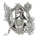 lord murugan tattoo design idea