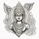 lord murugan tattoo design idea