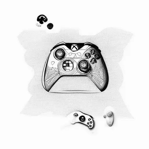 Xbox controller tattoo design idea