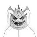 gengar  tattoo design idea