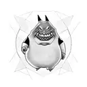 gengar  tattoo design idea