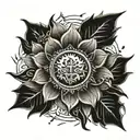 kurdistan Sun tattoo design idea